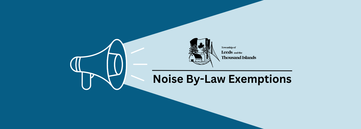 Noise By-Law Exemption info graphic